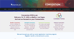 Desktop Screenshot of ahaaconvention.com